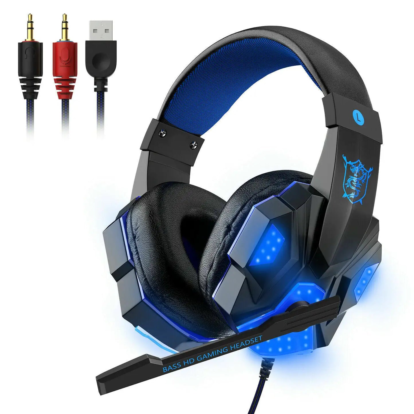 3.5mm Gaming Headset  For PC PS4 Xbox One