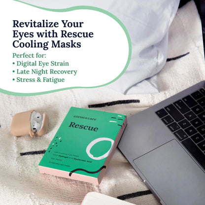 Rescue Hydrogel Self Cooling Compresses | Eye Cooling Pads |