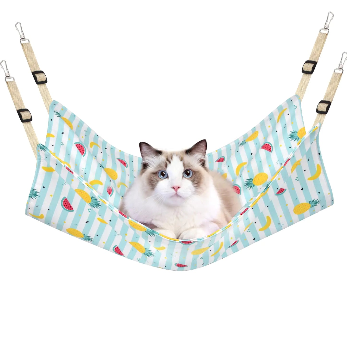 Hanging Adjustable Pet Hammock Bed for Cats/Small Dogs/Rabbits/Other Small Animals (