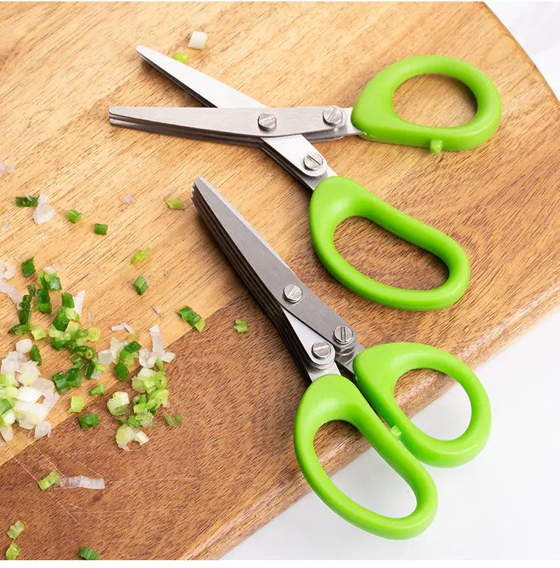 Multifunctional Multi-layer Veggie Scissors