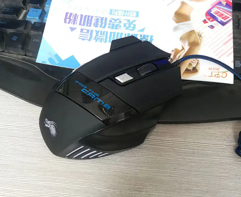 Wired Gaming Mouse 5500DPI 7-Color LED