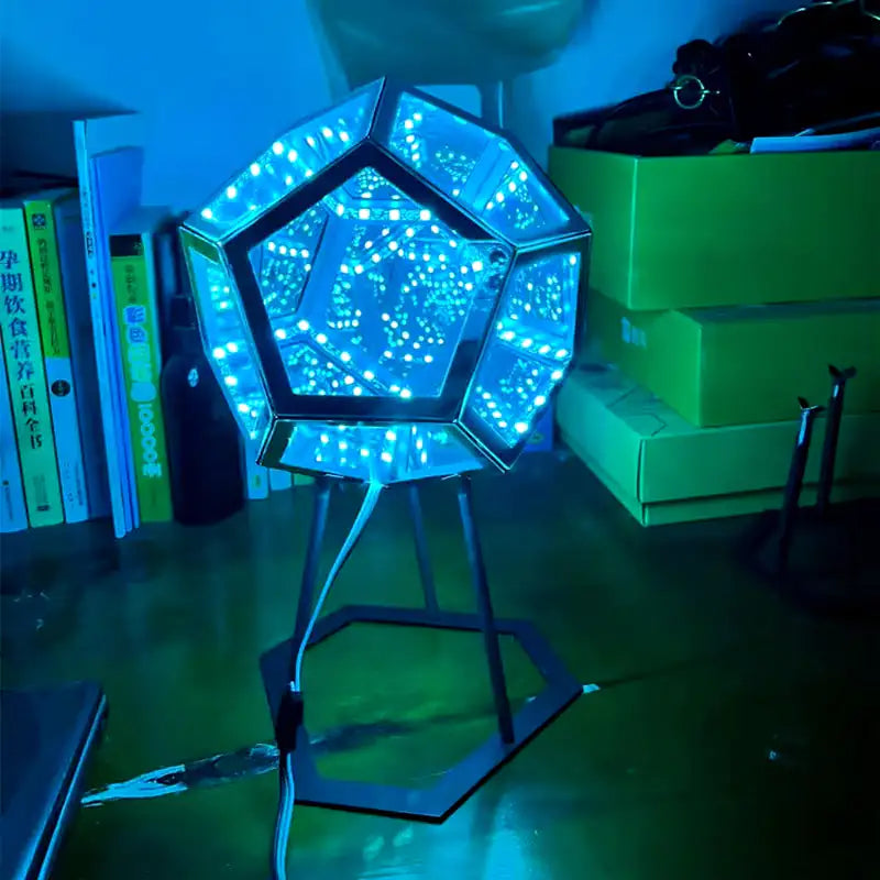 3D Cube Infinite Dodecahedron Nightlight USB