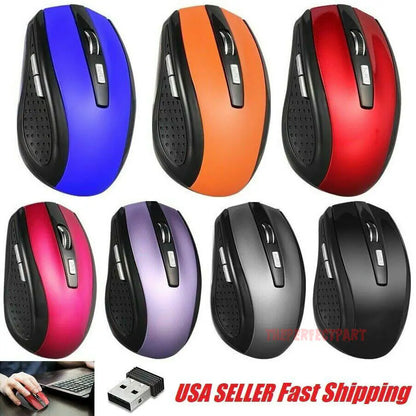 2.4GHz Wireless Optical Mouse & USB Receiver