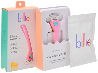 Billie Razors for Women Shave Kit with  4 x 5-Blade Razor Refills