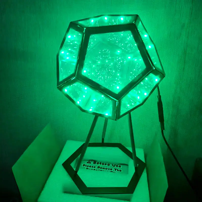 3D Cube Infinite Dodecahedron Nightlight USB