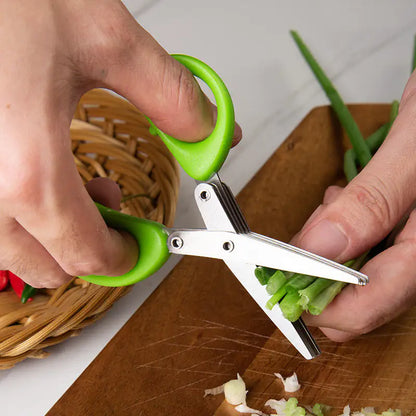 Multifunctional Multi-layer Veggie Scissors