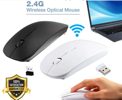 2.4GHz USB Wireless Optical Mouse For Apple Mac Macbook Pro Air PC