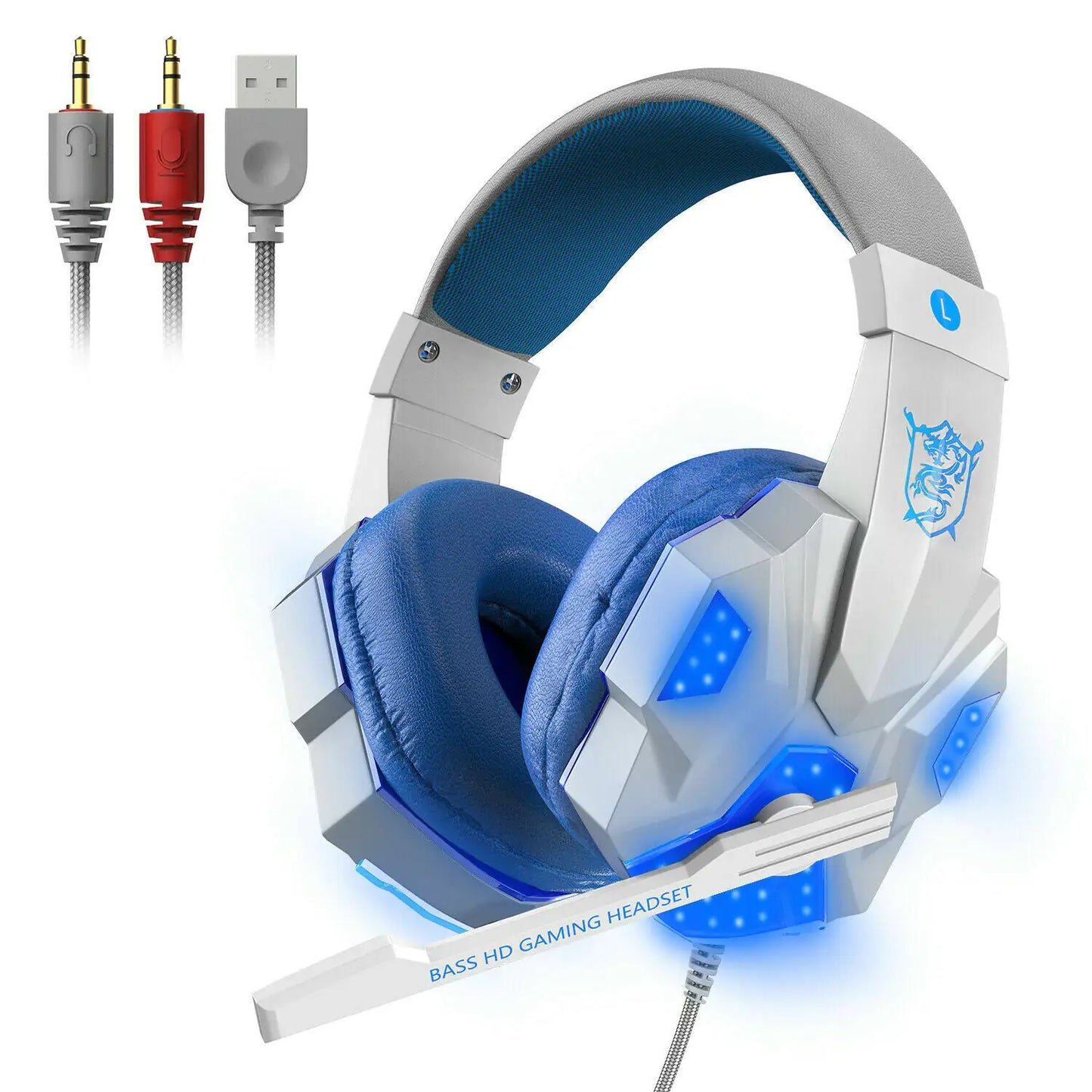 3.5mm Gaming Headset  For PC PS4 Xbox One